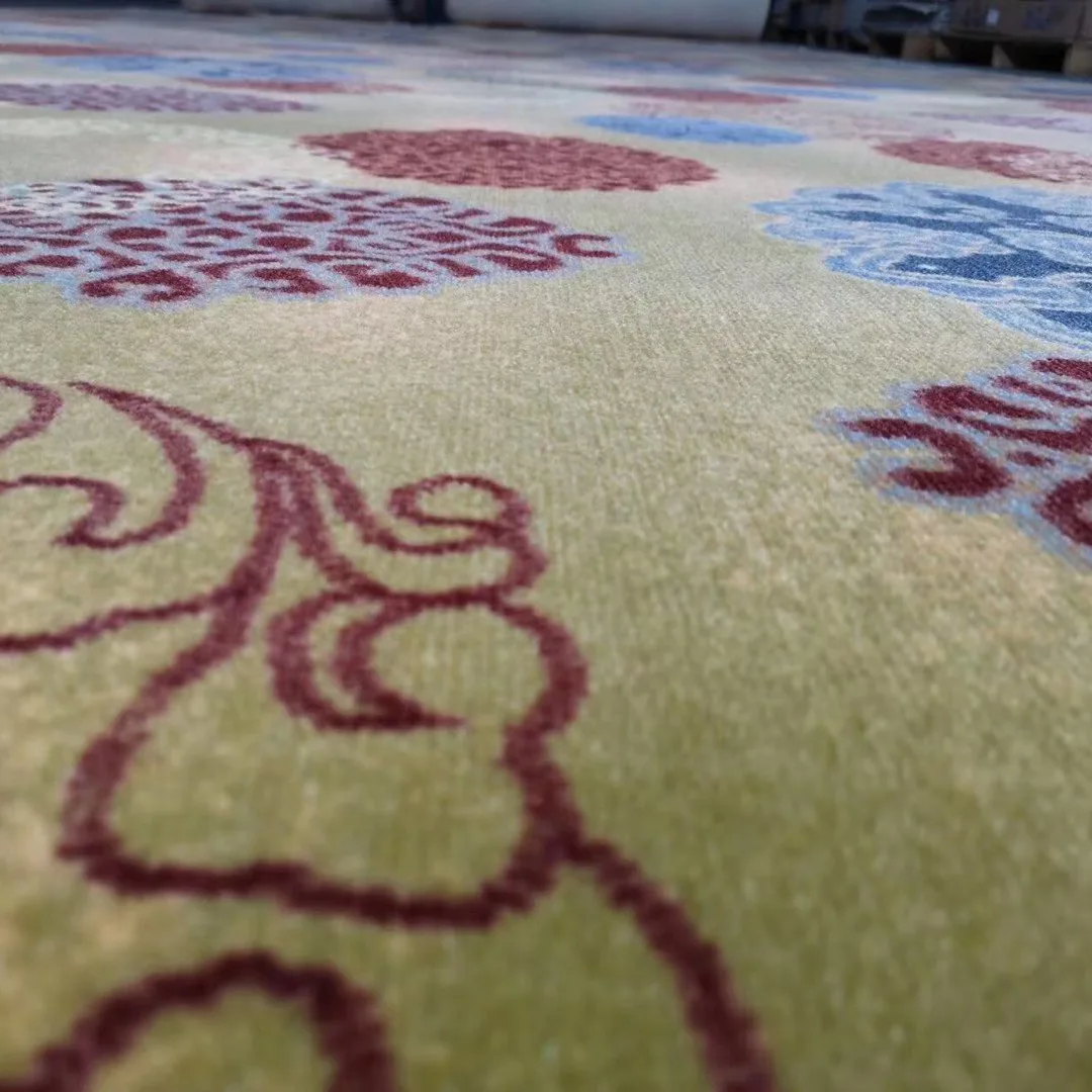 Loop Printed Fireproof Carpet Banquet Room Wedding Hall Theater Hotel Wall To Wall Luxury Modern Design 3D Carpet Rugs