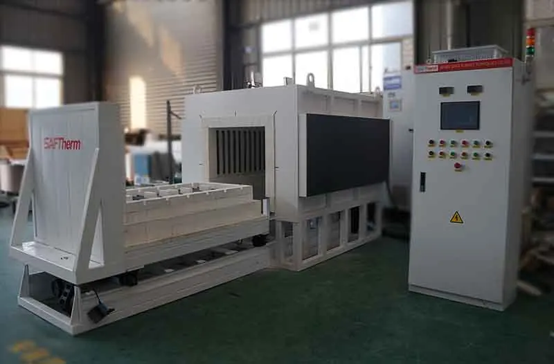 1200 Degree Shuttle Kiln Ceramic Electric Industry Furnace PID Control Sante Factory Price