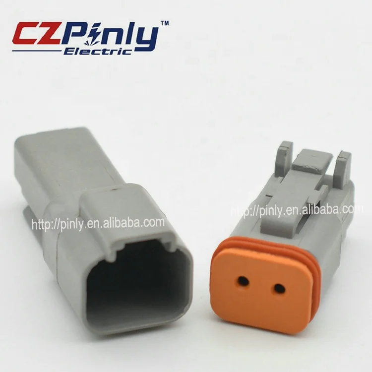 2 Pin Female Waterproof Auto Connector AT06-2S DT06-2S