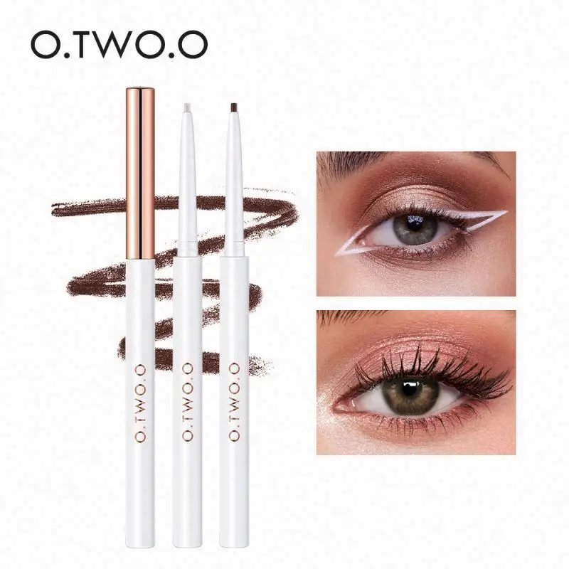 Cheaper Oem Odm 4 Colors Sweat Proof Long Lasting Easy Wear Eyeliner Pencil Liquid Liner Pen Imitation Silver Foil