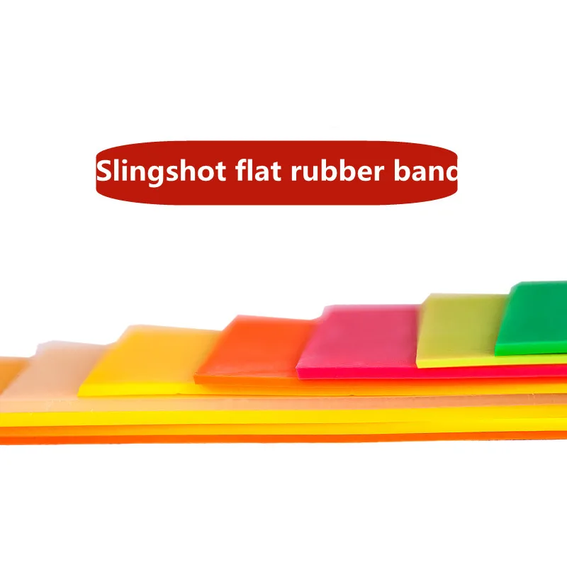 High Quality Outdoor Hunting Rubber Band 0.55mm-1.2mm Thickness High Elasticity Precision Latex Accessories Shooting Powerful