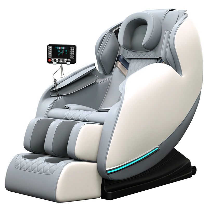 Electronic zero gravity 4d full body massage chair with music and visible massage function