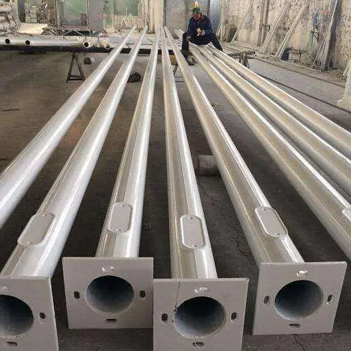 Открытый фонарный столб 4 м 5 6 7 8 9 10 12 двойной одиночный Оцинкованный