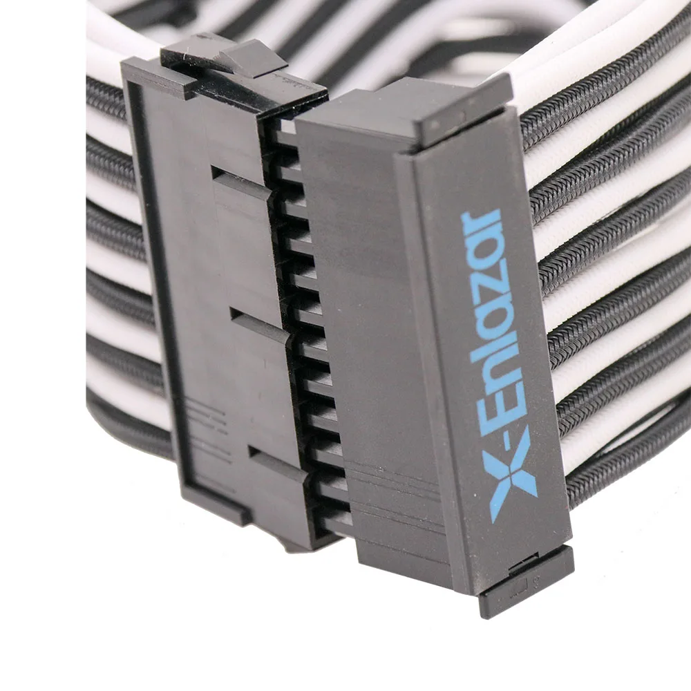 
ATX 24 Pin Male to 24Pin Female Power Supply Extension Cable Internal PC PSU TW Power Lead Connector Wire 30CM 