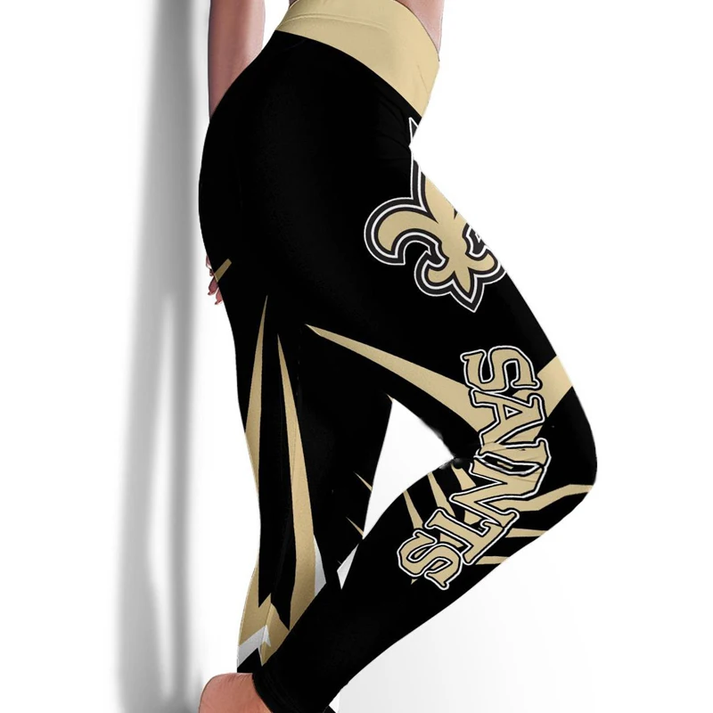 2022 Hot Sales Wholesale Football All 32 Teams Full Print Women Yoga Pants NFL Sport Leggings