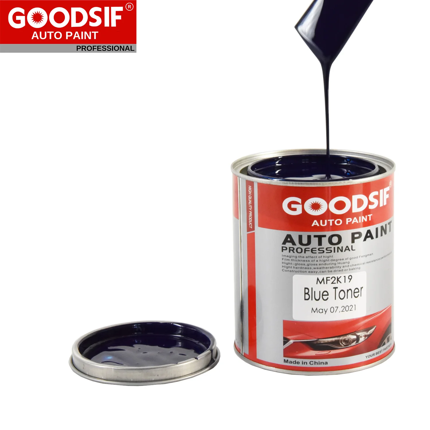 GOODSIF auto paint 2k однотонная краска для ремонта автомобилей