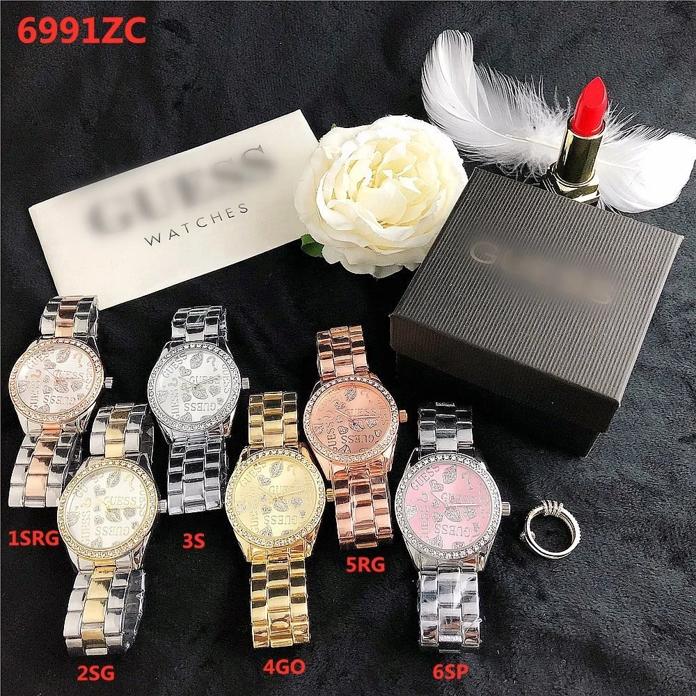 Famous Brand Designer Stainless Steel Vintage Waterproof Ladies Casual Watch Diamond Quartz Watches for Women Gift