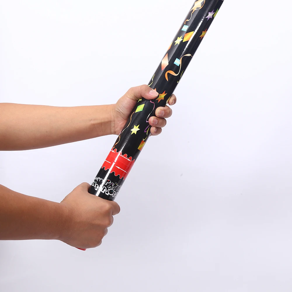 ECO Friendly Confetti Cannon Shining Foil Rectangle Paper Party Popper