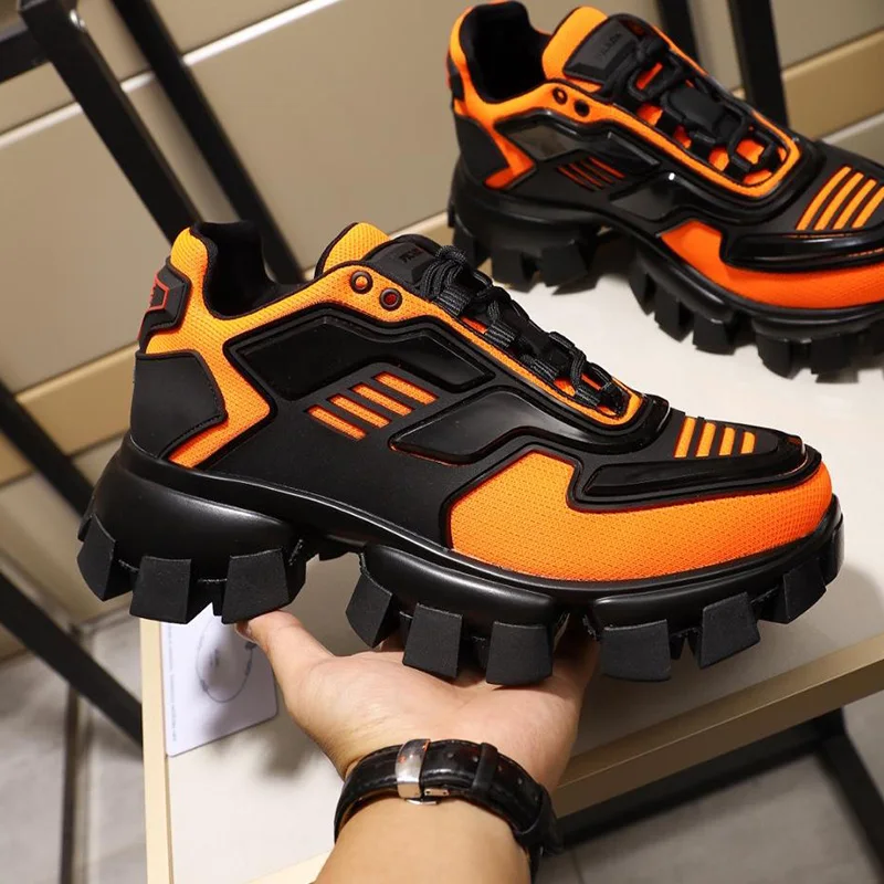 2024 New High Quality Fashion Brands Cloudburst Thunder Black Sneakers Men Light Weight Cushioned Closed Toe Canvas Upper