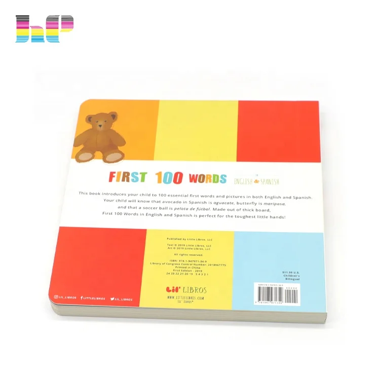 Custom Design Children Kids 3D Learning Board Books Printing For Kids 3D Toy