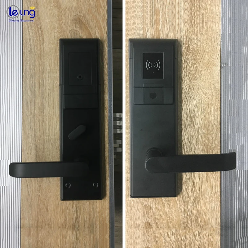 hot sale Hotel rfid smart card hotel door lock system, rf card electronic digital hotel door handle lock