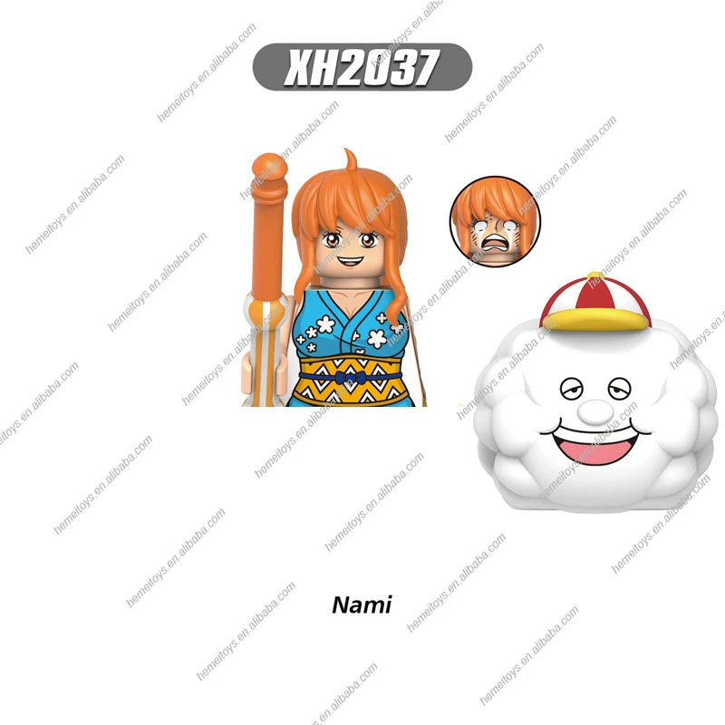 X0352 New Japanese Anime Cartoon Character plastic Mini Building Block Action Figure Educational Toy For Kids Juguetes Gift