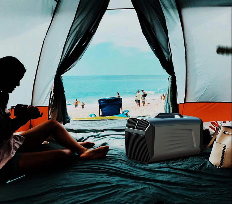 5200 btu Cooling Capacity  climatiseur with Remote Control Mobile Camping Air Conditioner Unit for RV Dorm Kitchen Office