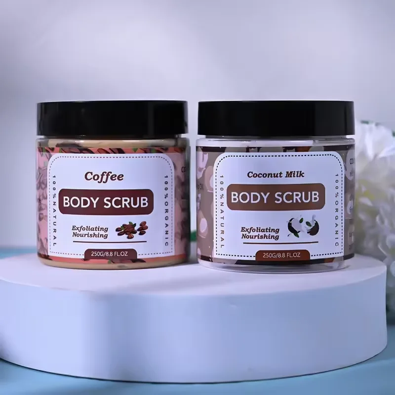 Wholesale Private Label Natural Organic Vegan Face Scrub Exfoliating Custom Fruit Sugar Body Scrub For Bath