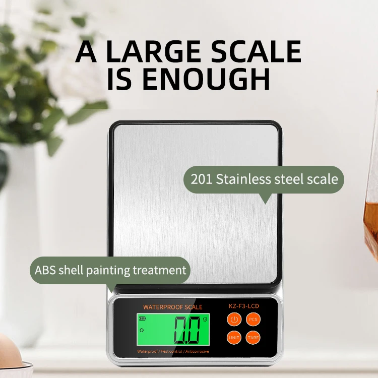 fully waterproof electronic scale, capable of counting and   weighing, multifunctional weight balance, food and kitchen scale
