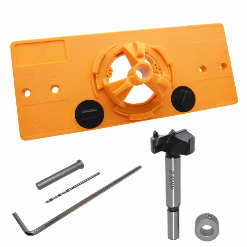 35 мм скрытый шарнир Jig Kit Деревообрабатывающие инструменты подходит для дверных петель установка отверстий локатор по