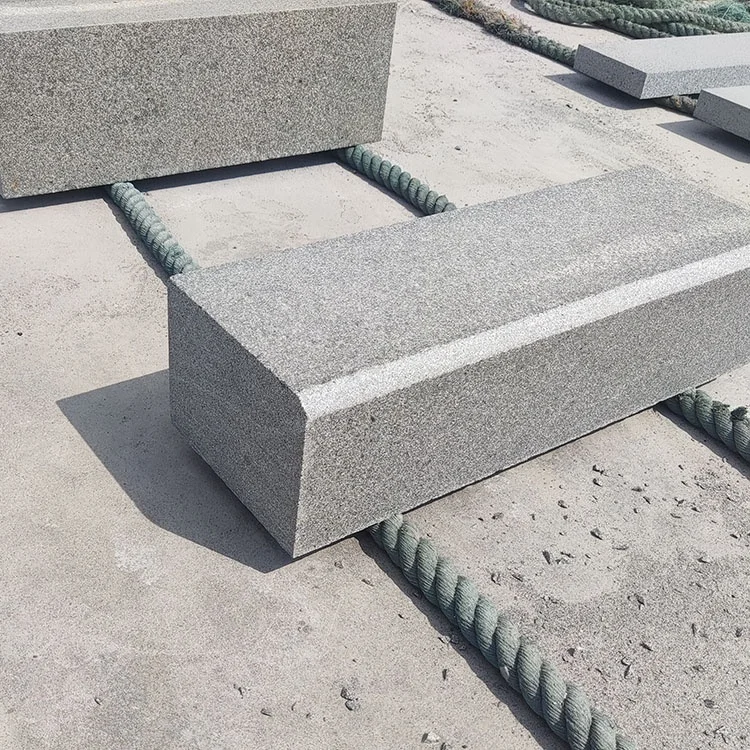 Granite  Border Upstand G654  Road Side Stone Price, Standard Kerbstone Sizes Chinese Gey granite kerbs