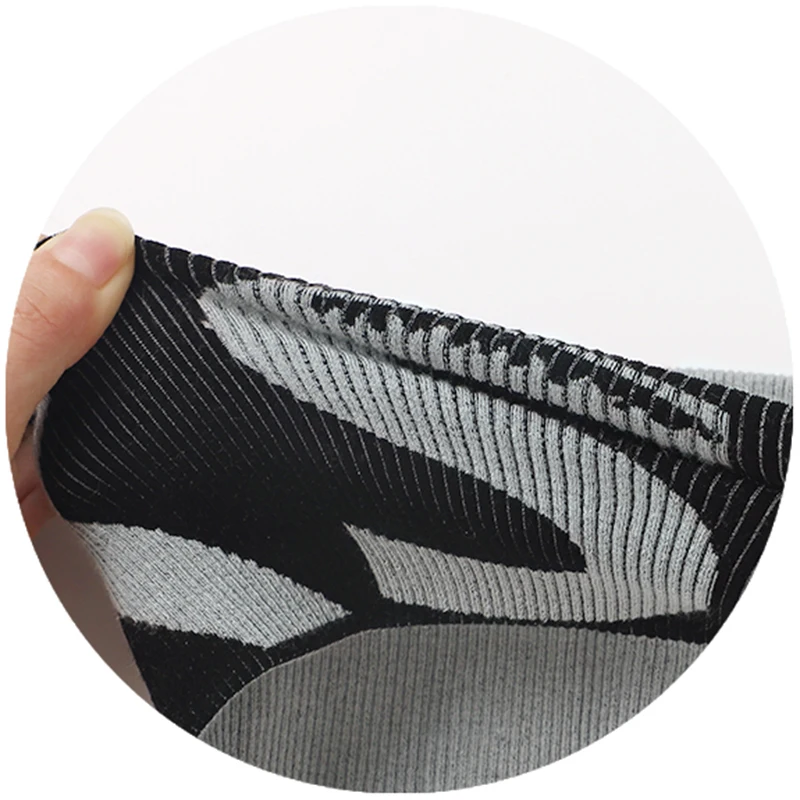 Winter Custom Printed Jacquard Logo Sport Headbands Unisex Running Athletic Knitted Headband For Men