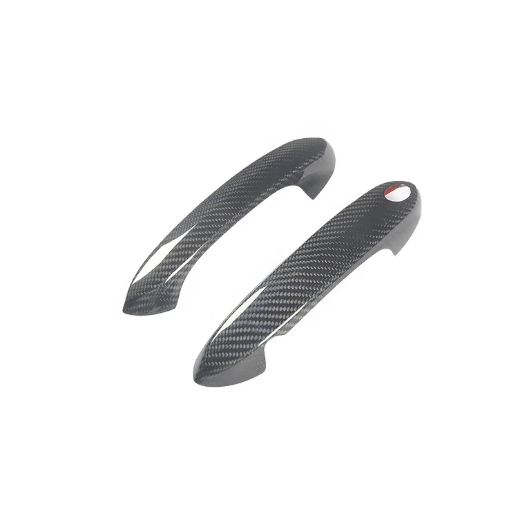 Real Dry Carbon Fiber Car Exterior Accessories For BMW X3 X4 X5 G30 Supra Door Handle Cover Trims 2pcs