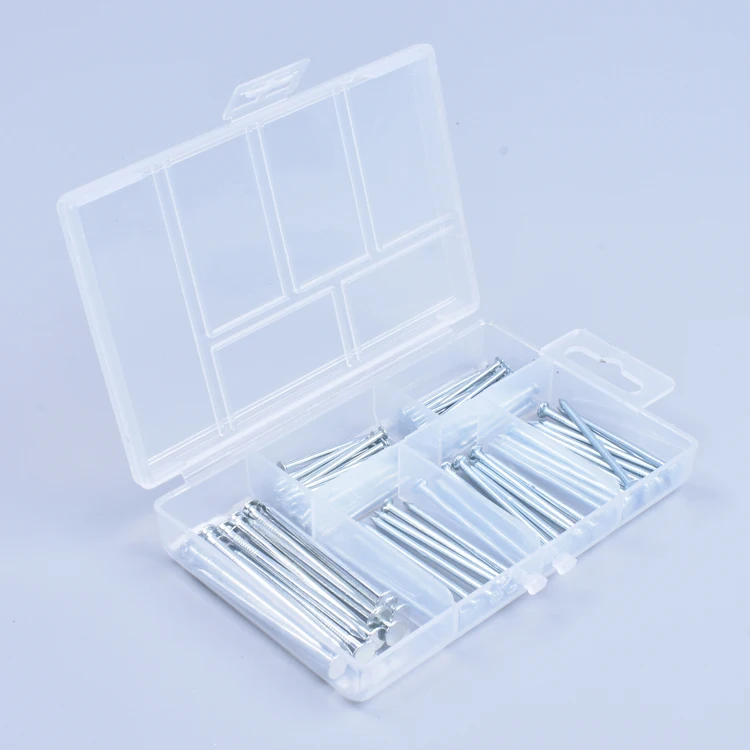 shanfeng 6 compartment plastic hardware organizer storage box