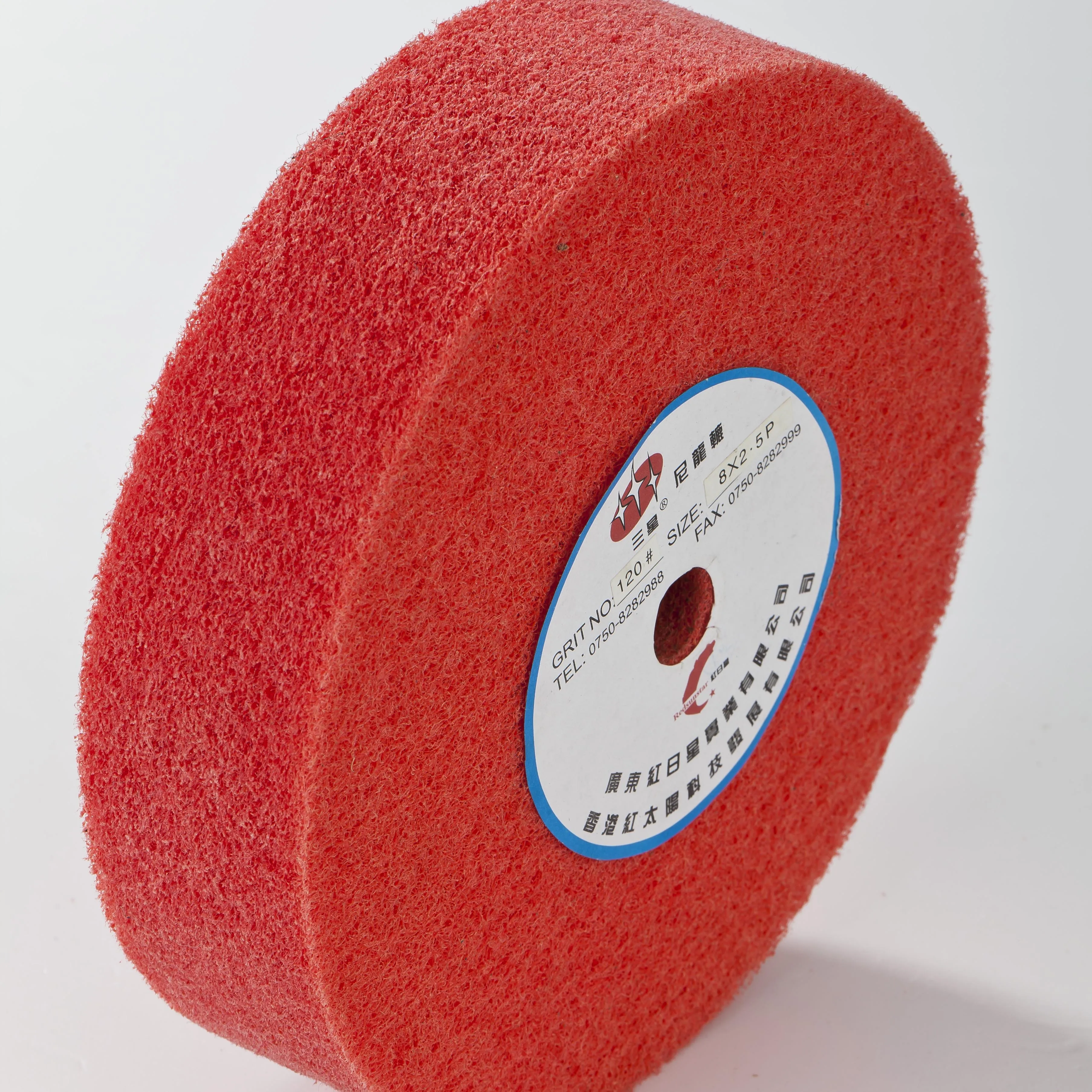 Nylon Buffing Wheel Non woven polishing wheel For Metal