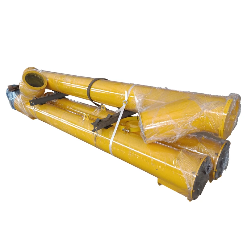Stainless Steel Auger Spiral Cement Conveyor Factory Dia219 Screw Conveyor