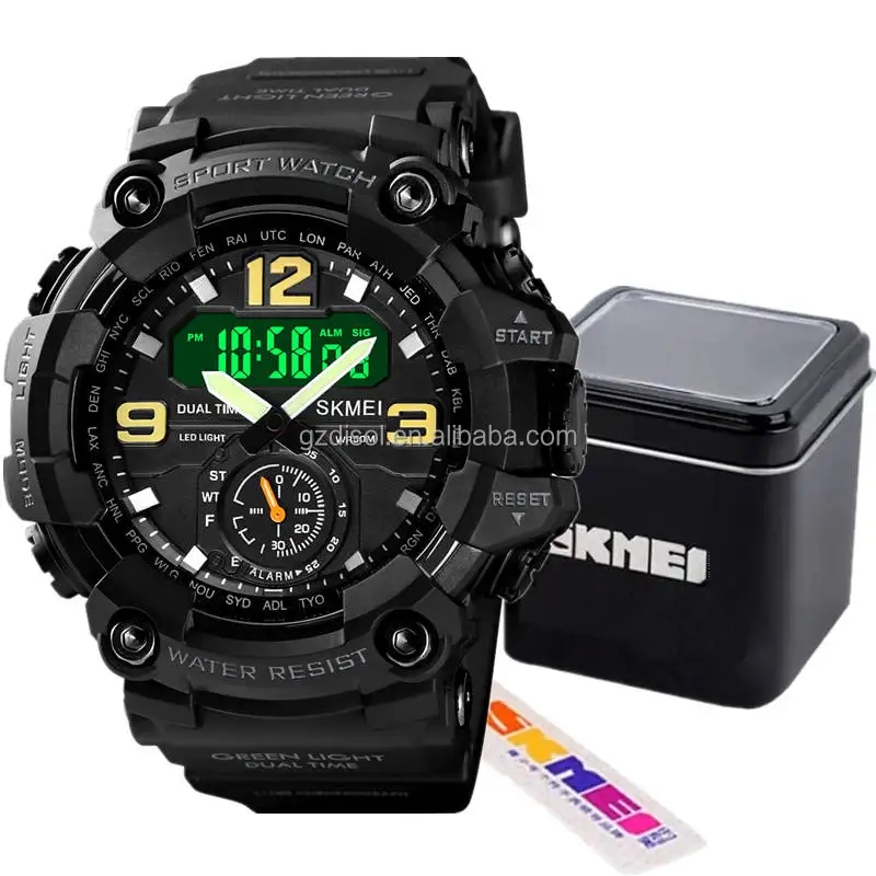 SKMEI 1637 Shock Watches Men Wrist Relojes Hombre Digital Sports Waterproof Watch Wholesale