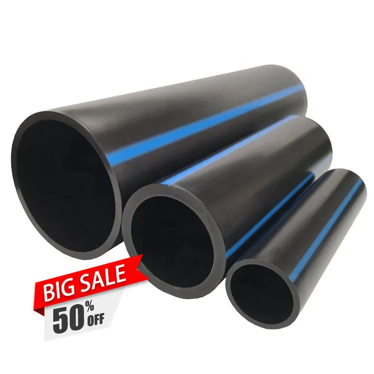 SDR11 high density pressure polyethylene uae pn10 pe100 75mm 110mm 250mm 300mm 630mm 710mm 1800mm hdpe water pipe