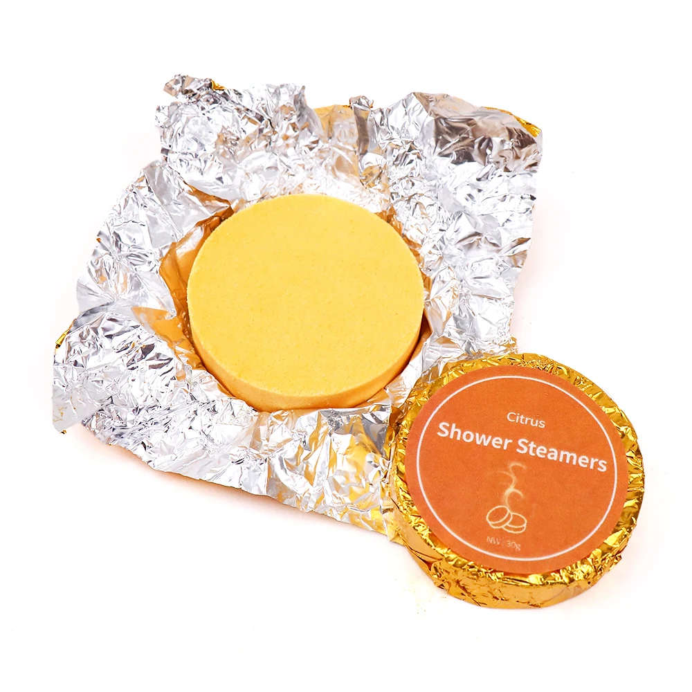 Customized OEM aromatherapy shower steamer with variety of flavors shower steamer aromatherapy essential oil