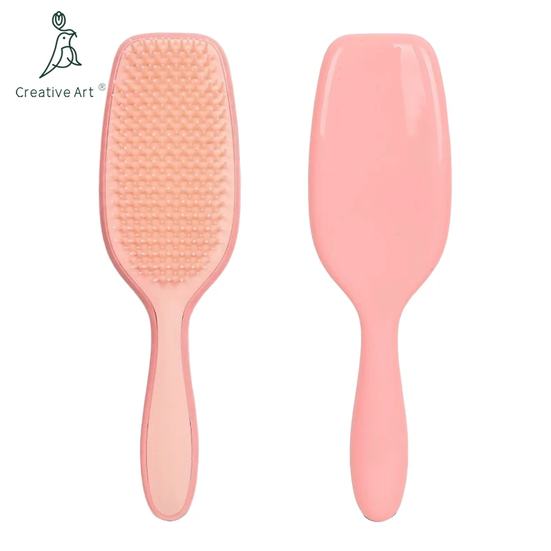 Women Hair Scalp Massage Comb Hairbrush Curly Detangle Hair Brush for Salon Hairdressing Tools