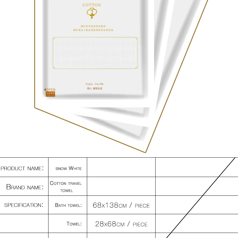 Body Shower Cleaning Nonwoven Beauty Salon Towels Disposal Spa Towels One Time Used Hair Towels