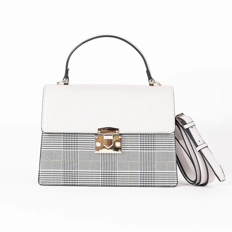 Women Bag Factory Manufacturer Square Buckle Replacement Strap Leather Shoulder Bag Custom Ladies Custom Shoulder Bag