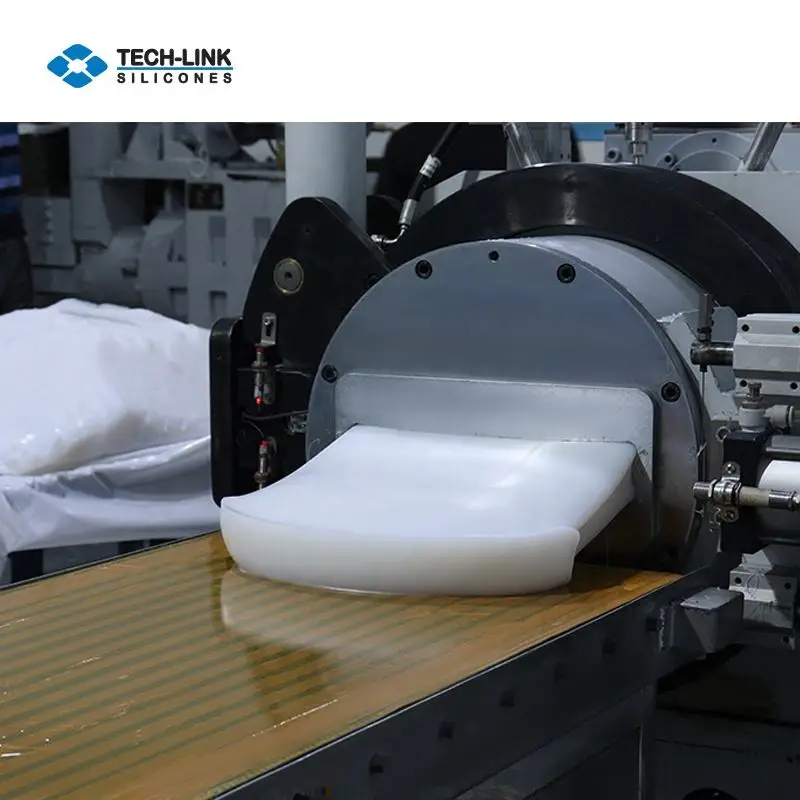 Manufacturers High Transparent Hardness 70 Shore A White Solid Food Grade Platinum Fumed Silicone Rubber