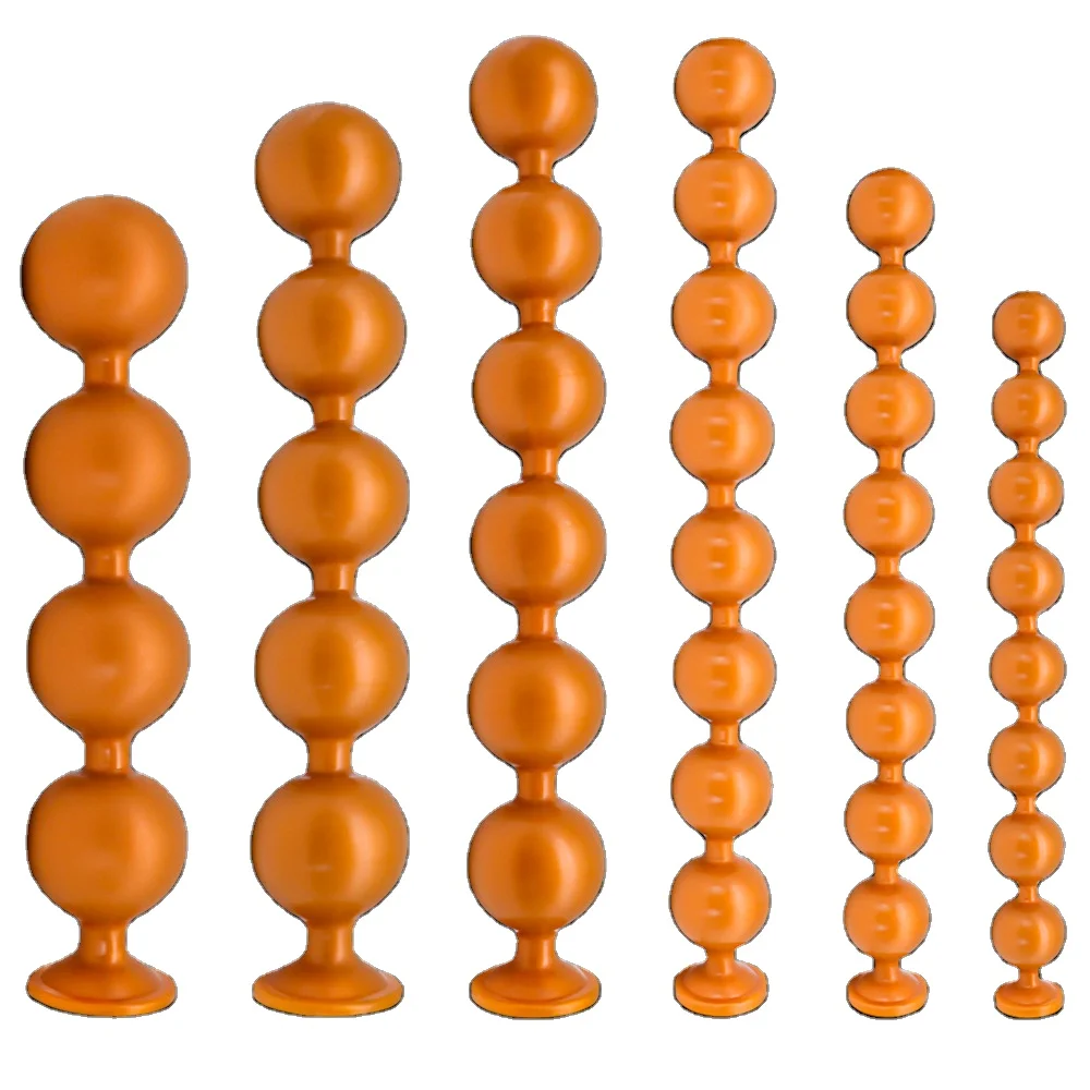 Силиконовая Анальная пробка большого размера с бусинами для женщин, Эротическая Анальная пробка с бусинами, ультра-длинная супер-большая Анальная пробка