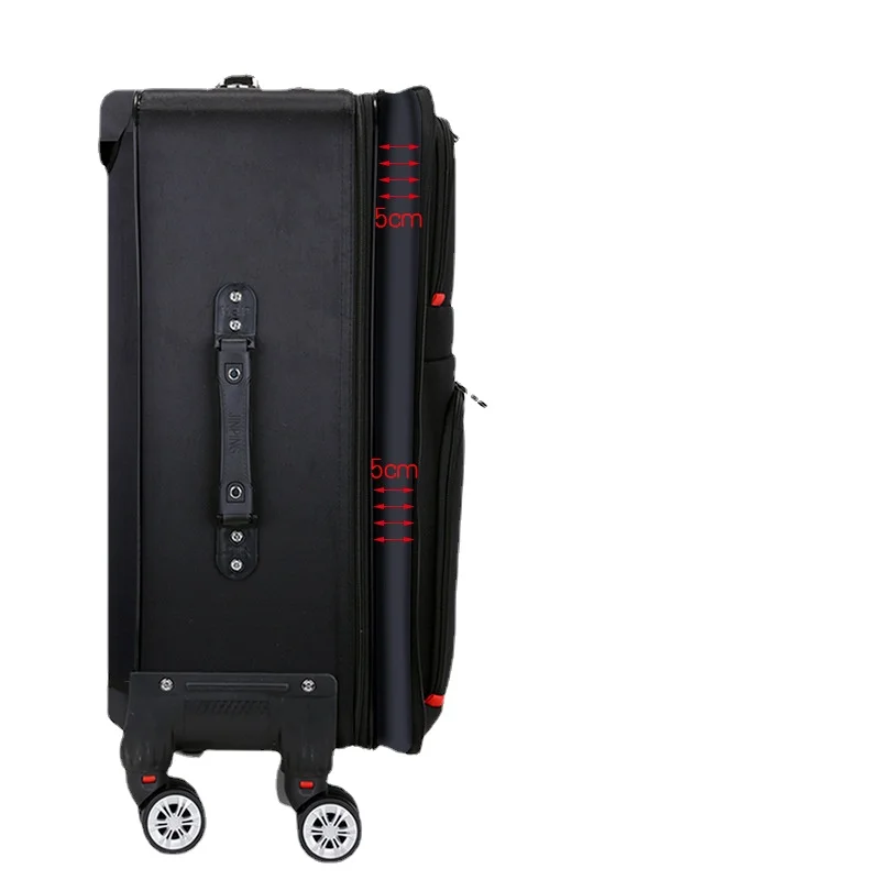 Large Capacity Men Universal Wheel Students Oxford Cloth Travel Luggage Bag Password Travel Box Business Suitcase Luggage
