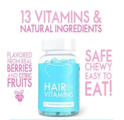 Private Label hair skin care vitamin soft gummy nutrition gummy candy for hair skin nail