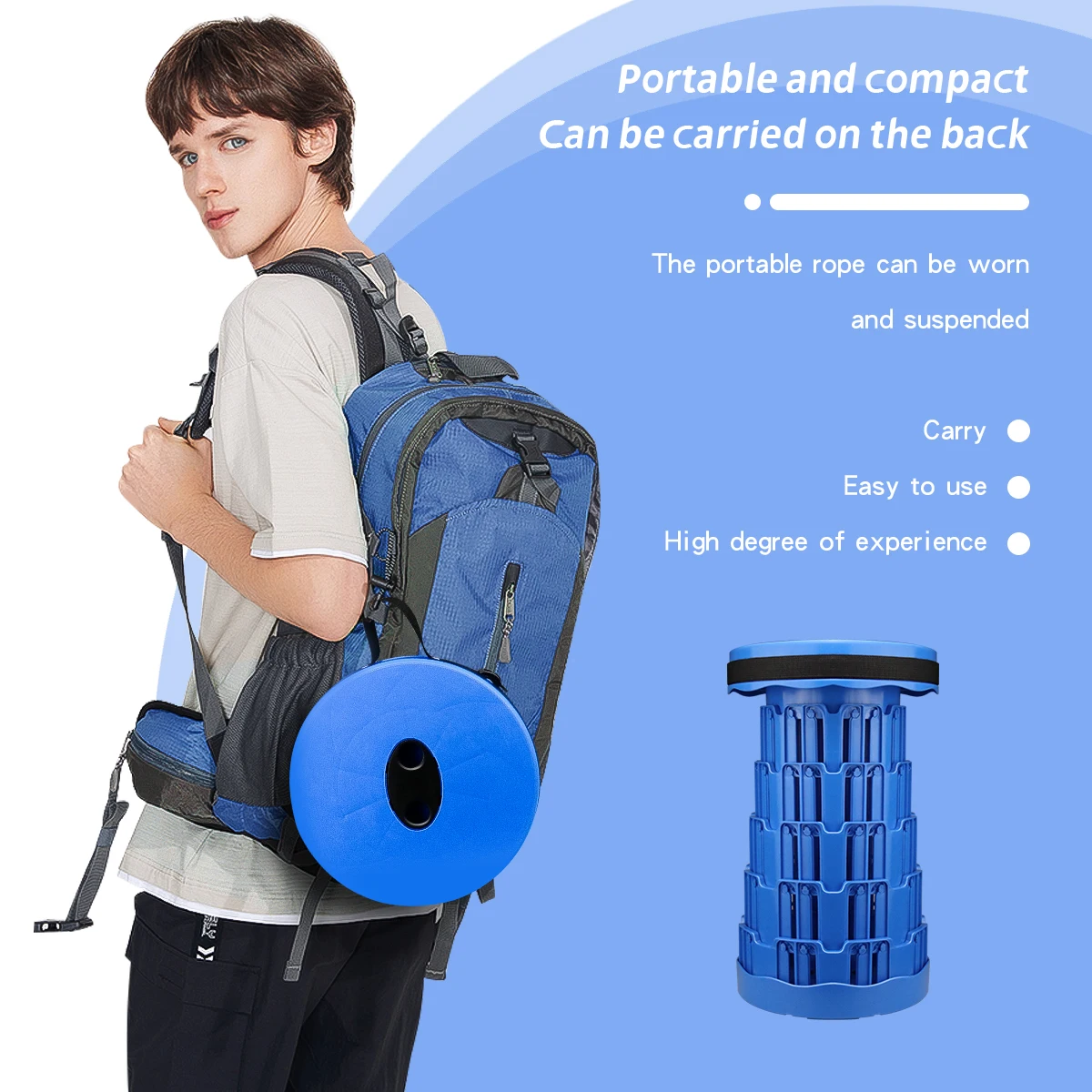 Wholesale Cheap Plastic Chair Portable Foldable Outdoor Lightweight Camping Hiking Fishing Folding Retractable