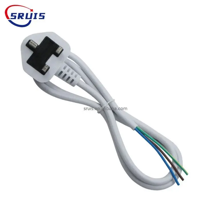 Bsi 16A Male 10A 250V Bs Pdu Plug Cable Iec 320 C14 To Uk H05vv-f Copper Power Extension Cord