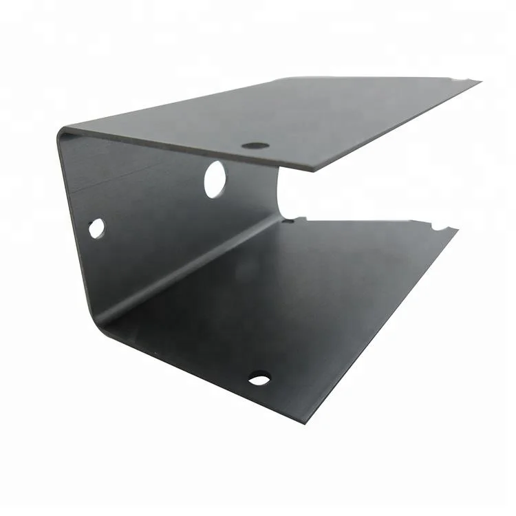 Custom Sheet Metal Stamping Bending 3mm Thick Steel U Shaped Bracket with Holes
