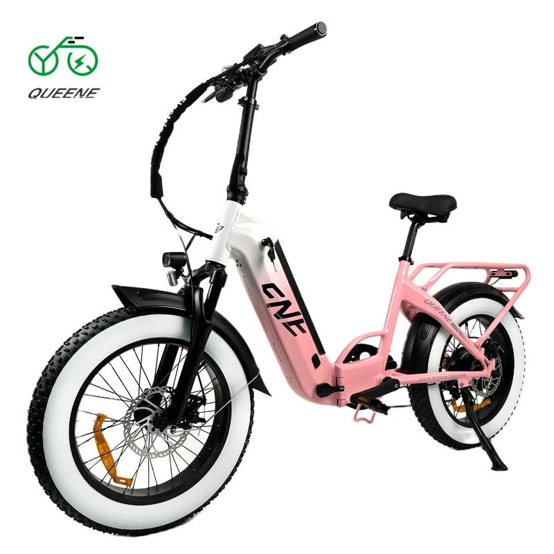 2024 New Style 20 Inch Small Folding 500 Watt Electric Bicycle Long Range Ebike For Adults
