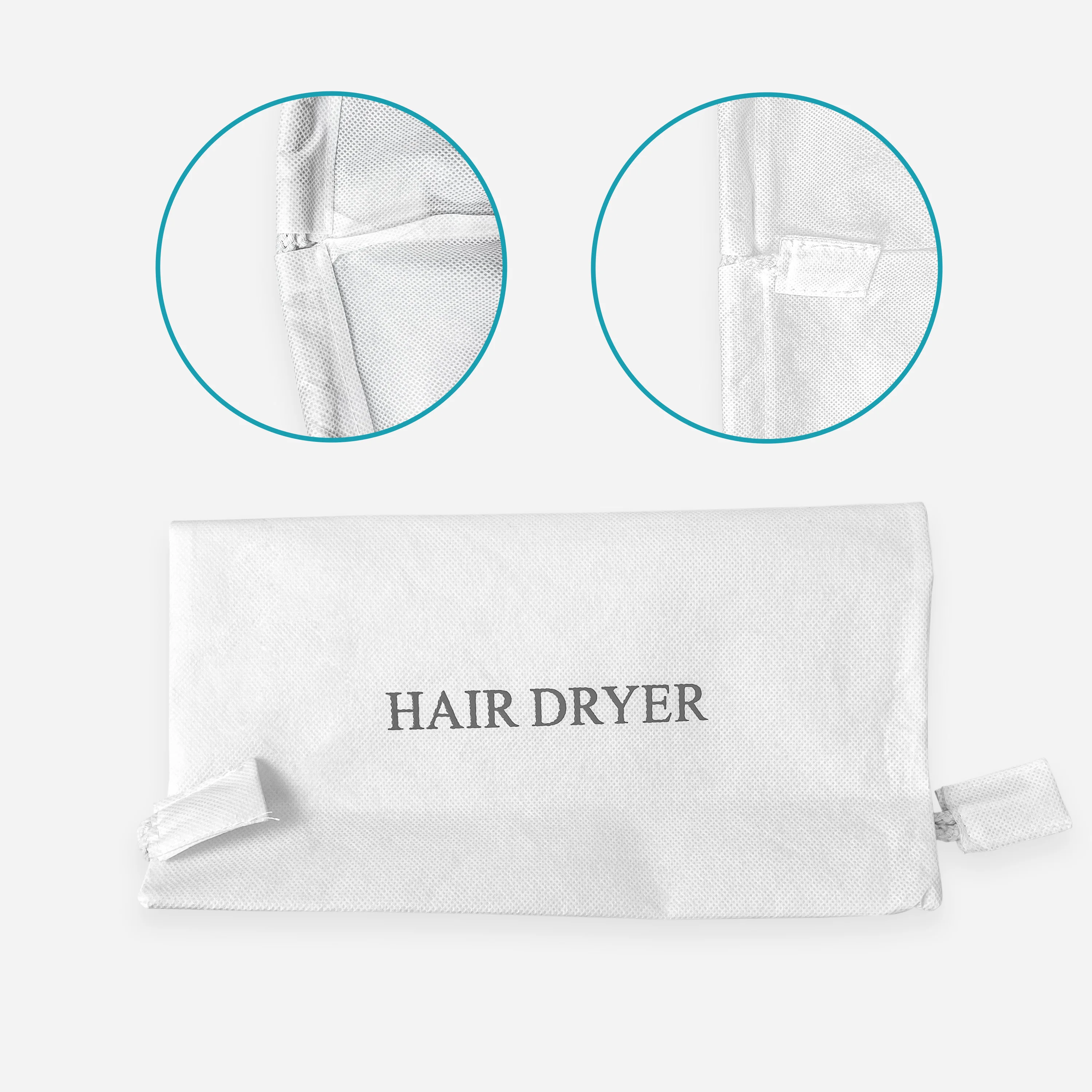 Latest Custom logo printed non woven drawstring bag eco nonwoven travel hotel laundry bag
