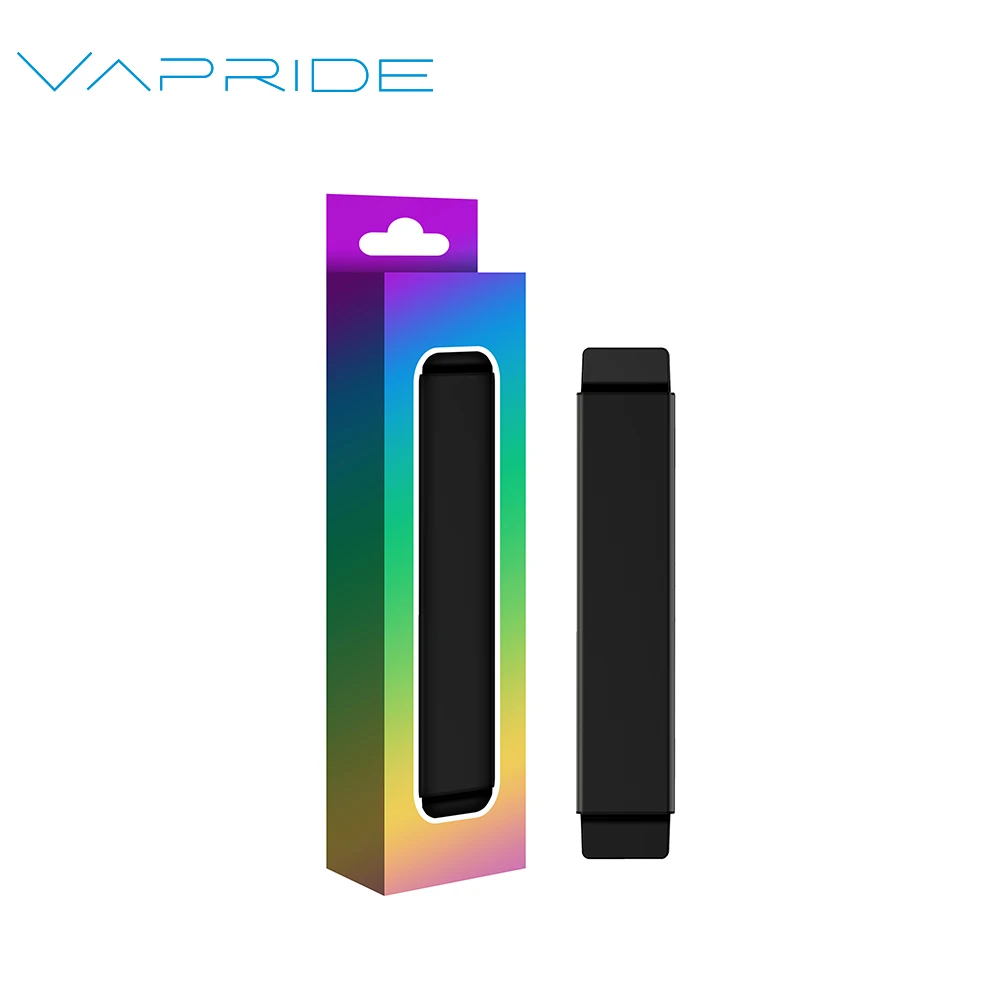 Vapride Custom Packaging 2ml CBD Vape Pen Battery Vaping E Cigarette Wholesale