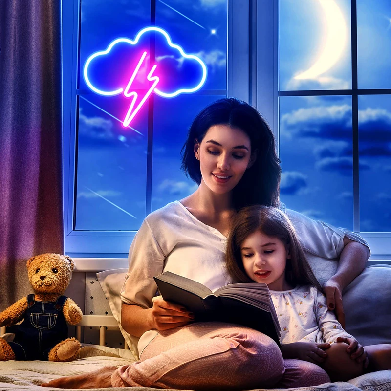 Customize LED Neon Signs For Bedroom Light Wall Signboard Waterproof Acrylic Club Happy Birthday Decoration Electronic Signs