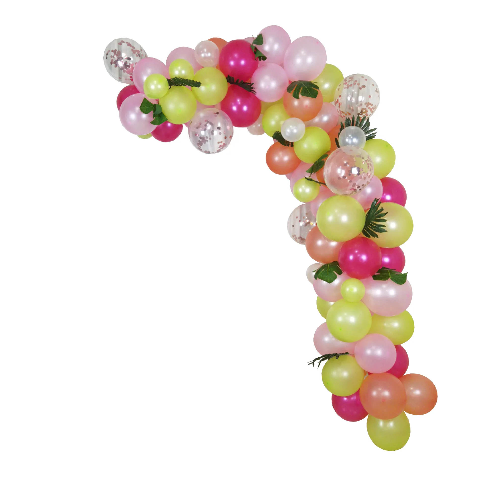84 шт., набор из тропических шаров и гирлянды из латекса
