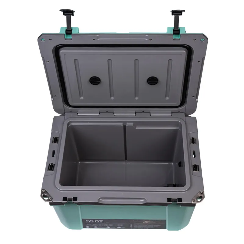 KUER plastic cooler box PP injection cooler box for outdoor fishing drinks 35/55QT