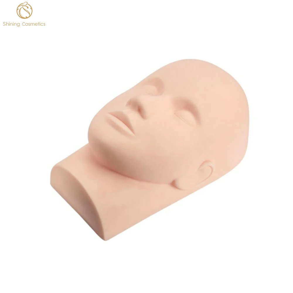 Private Label  Practice Eyelash Extension Mannequin Training Head For Eyelash Extensions