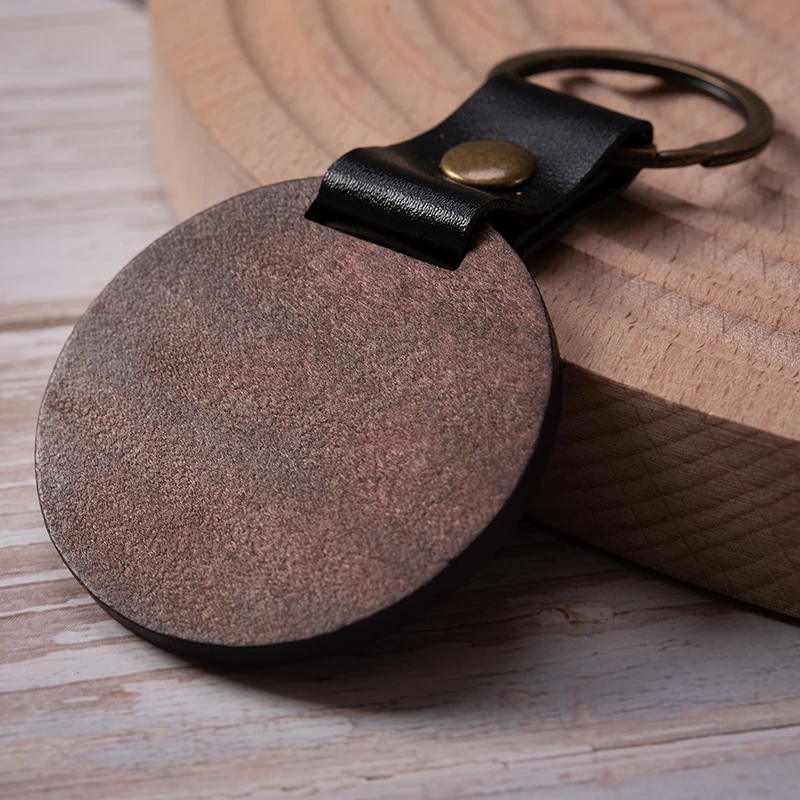 Custom Logo Wooden Key Chain for Boyfriend Anniversary Gift for Him Engraved Keychain Rustic Wood Funny Keychain for Women