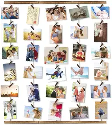 4x6 Set of 3 Elite Collection Rustic Photo Frame Set with High Definition Glass