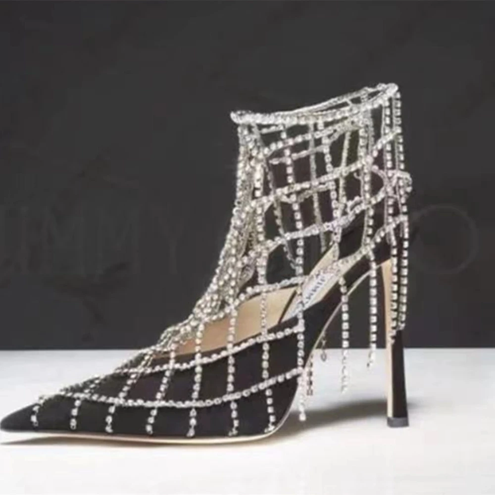 Leg Chain Anklet Bracelet Foot Jewelry For Women Rhinestone Hollow Foot Anklet Decoration Jewelry Anklefashion Ts