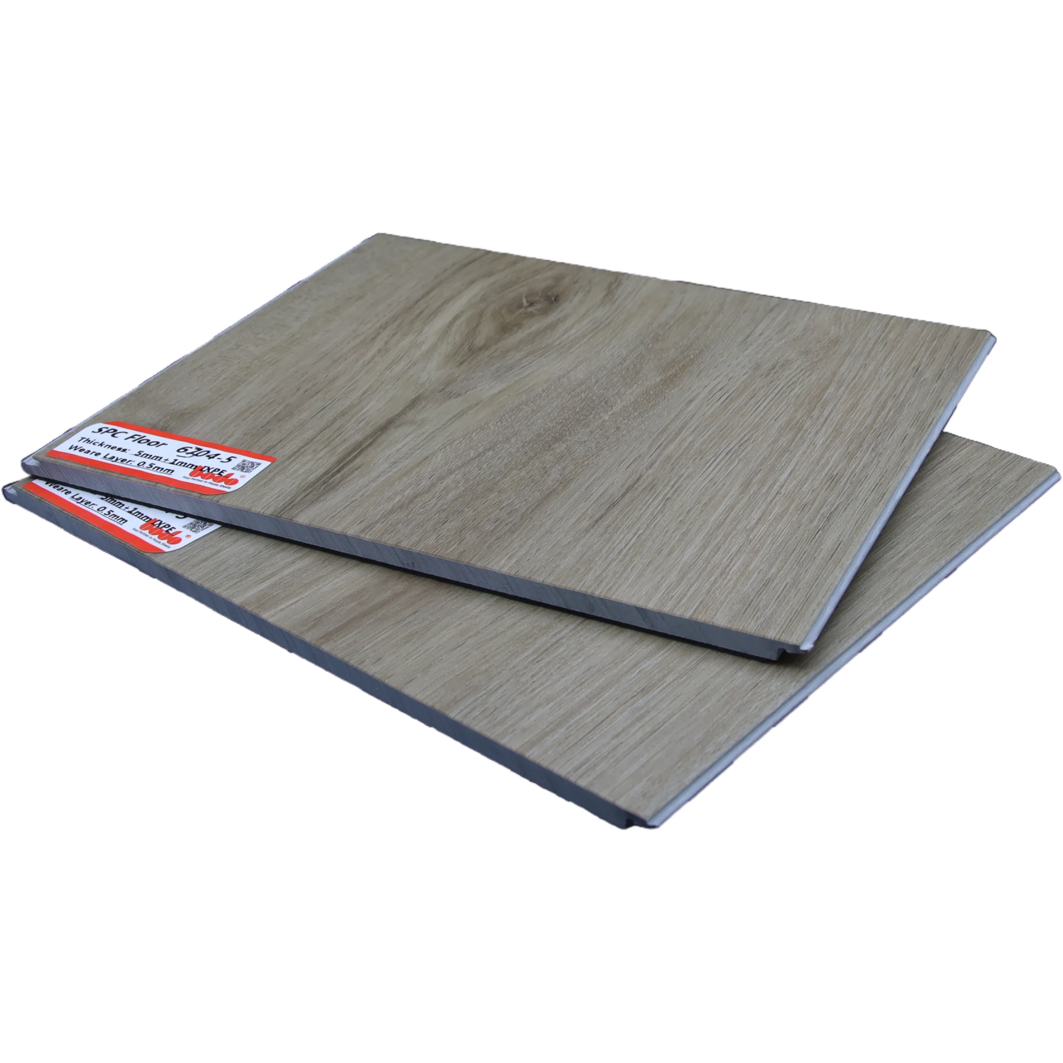 100% environmentally friendly waterproof wood grain interlocking tiles interlock click vinyl spc flooring